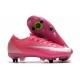 Nike Mercurial Vapor 13 Elite SG AC x Mbappe Rose Blanc Noir