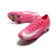 Nike Mercurial Vapor 13 Elite SG AC x Mbappe Rose Blanc Noir