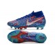 Nike Mercurial Superfly VII Elite AG-Pro Sancho Bleu Blanc Vert Noir