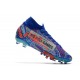 Nike Mercurial Superfly VII Elite AG-Pro Sancho Bleu Blanc Vert Noir