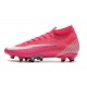 Nike Mercurial Superfly VII Elite AG-Pro x Mbappe Rose Blanc Noir