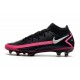 Chaussures Neuf Nike Phantom GT Elite Dynamic Fit FG Noir Argent Rose