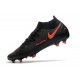 Chaussures Nike Phantom GT Elite Dynamic Fit FG Noir Rouge Chili Gris