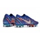 Nike Mercurial Vapor XIII Elite AG-Pro Sancho Bleu Blanc Vert Noir