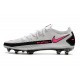 Chaussure 2021 Nike Phantom GT Elite FG - Blanc Rose Noir