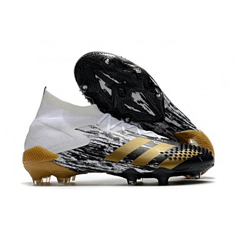 Chaussure Nouvel adidas Predator Mutator 20.1 FG Blanc Or Noir