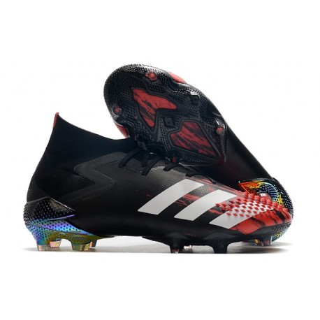 Chaussure Nouvel adidas Predator Mutator 20.1 FG Noir Blanc Rouge