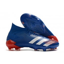 Chaussure Nouvel adidas Predator Mutator 20.1 FG Bleu Roi Blanc Rouge