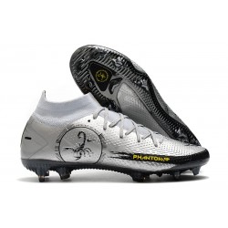 Nike Phantom GT Scorpion Elite Dynamic Fit FG Platine Argent Noir