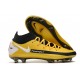 Chaussures Neuf Nike Phantom GT Elite Dynamic Fit FG Jaune Noir Blanc