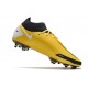 Chaussures Neuf Nike Phantom GT Elite Dynamic Fit FG Jaune Noir Blanc