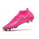 Chaussures Neuf Nike Phantom GT Elite Dynamic Fit FG Rose Argent