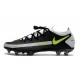 Chaussure 2021 Nike Phantom GT Elite FG - Noir Gris Jaune