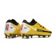 Nike Crampons Nouvelle Phantom GT Elite FG Jaune Noir Blanc