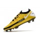 Nike Crampons Nouvelle Phantom GT Elite FG Jaune Noir Blanc