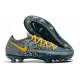 Nike Crampons Nouvelle Phantom GT Elite FG Gris Bleu Jaune