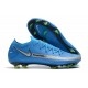 Nike Crampons Nouvelle Phantom GT Elite FG Bleu Argent