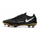 Nike Crampons Nouvelle Phantom GT Elite Tech Craft FG Noir Or