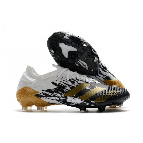 adidas Predator Mutator 20.1 Low Cut FG Blanc Or Noir