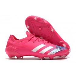 adidas Predator Mutator 20.1 Low Cut FG Rose Blanc Bleu