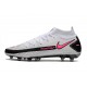 Chaussure de football Nike Phantom GT Elite DF AG-Pro Blanc Rose Noir