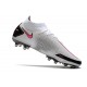 Chaussure de football Nike Phantom GT Elite DF AG-Pro Blanc Rose Noir