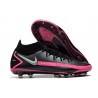 Chaussure de football Nike Phantom GT Elite DF AG-Pro Noir Argent Rose