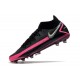 Chaussure de football Nike Phantom GT Elite DF AG-Pro Noir Argent Rose