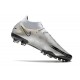 Nike Phantom GT Elite DF AG-Pro Platine Pur Argent Metallique Noir