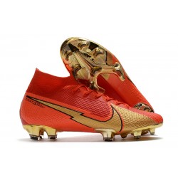 Chaussure Nike Mercurial Superfly VII Elite FG CR100 Rouge Or