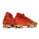 Chaussure Nike Mercurial Superfly VII Elite FG CR100 Rouge Or