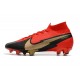 Chaussure Nike Mercurial Superfly VII Elite FG Rouge Noir Or