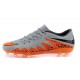 Nouveau Nike Hypervenom Phantom FG Chaussure de Football ACC Premium Hommes Argenté Orange Noir