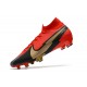 Chaussure Nike Mercurial Superfly VII Elite FG Rouge Noir Or