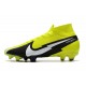 Chaussure Nike Mercurial Superfly VII Elite FG Jaune Noir Blanc