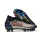 Chaussure Nike Mercurial Superfly VII Elite FG Argent Bleu Rouge