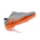 Nouveau Nike Hypervenom Phantom FG Chaussure de Football ACC Premium Hommes Argenté Orange Noir