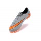 Nouveau Nike Hypervenom Phantom FG Chaussure de Football ACC Premium Hommes Argenté Orange Noir