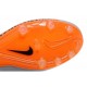 Nouveau Nike Hypervenom Phantom FG Chaussure de Football ACC Premium Hommes Argenté Orange Noir
