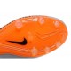 Nouveau Nike Hypervenom Phantom FG Chaussure de Football ACC Premium Hommes Argenté Orange Noir