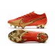 Crampon Nike Mercurial Vapor XIII Elite FG CR100 Ronaldo Rouge Or