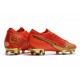 Crampon Nike Mercurial Vapor XIII Elite FG CR100 Ronaldo Rouge Or