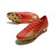 Crampon Nike Mercurial Vapor XIII Elite FG CR100 Ronaldo Rouge Or