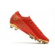 Crampon Nike Mercurial Vapor XIII Elite FG CR100 Ronaldo Rouge Or