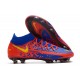 Nike Phantom Generative Texture GT Elite DF FG Bleu Rouge Jaune