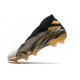 adidas Nemeziz 19+ FG Crampons Football Blanc Or Metallique Noir