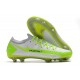 Nike Crampons Nouvelle Phantom GT Elite FG Blanc Vert