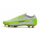 Nike Crampons Nouvelle Phantom GT Elite FG Blanc Vert