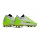 Nike Crampons Nouvelle Phantom GT Elite FG Blanc Vert