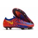 Nike Crampons Nouvelle Phantom GT Elite FG Rouge Bleu Jaune